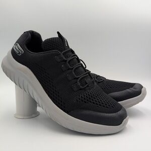 Skechers Black Ultraflex Womens Size 5 Air-Cooled Memory‎ Foam Sneakers SN12550